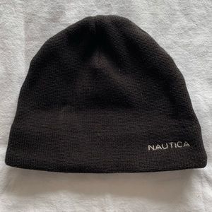 Black Nautica beanie